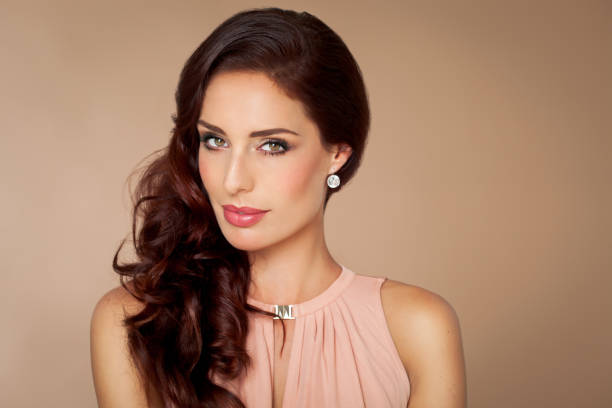 istock Young woman with brown hair 1134257864