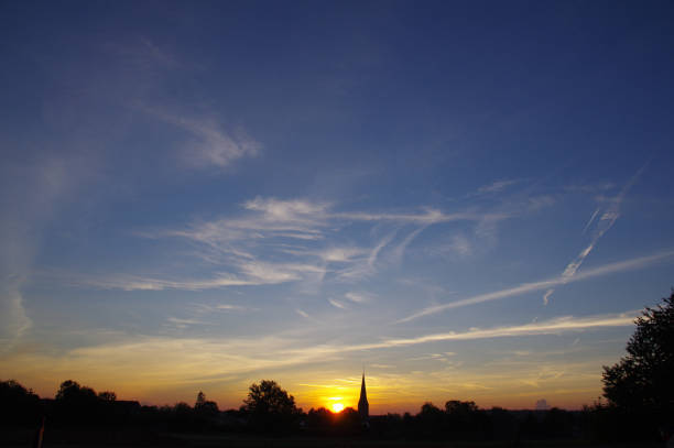 istock Church tower in silhouette 1134266504