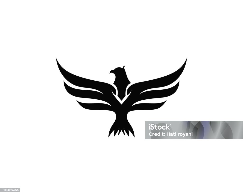 Mẫu Logo Vector Biểu Tượng Chim Đại Bàng Cánh Hình minh họa Sẵn có ...
