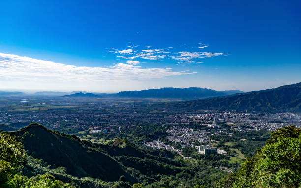 High view from the mountains of the city of Ibague A High view from the mountains of the city of Ibague Tolima in Colombia. tolima stock pictures, royalty-free photos & images