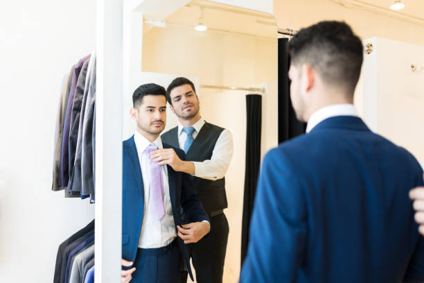 istock Salesman Going Extra Mile To Assist Client 1134285515