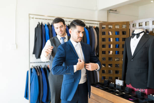 Trying Perfect Fit Blazer At Tailor Shop