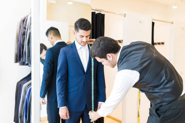 istock Measuring To Create A Perfectly Fitting Suit 1134288406