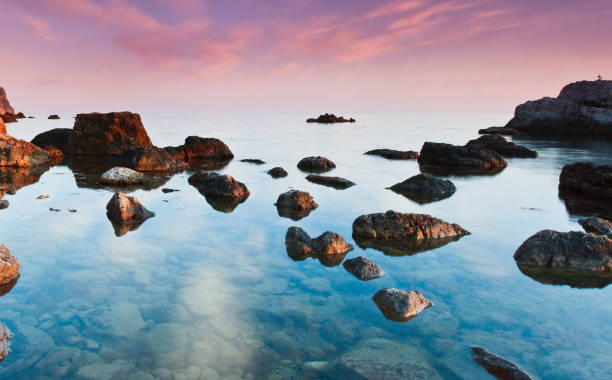 istock Beautiful sunset over the sea 1134290300