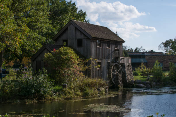 istock Water wheel mill, Rockford, Illinois. 1134293913