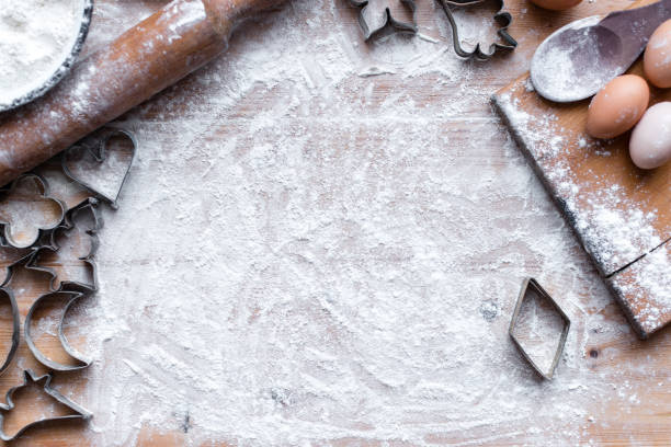 istock The process of cooking, wooden background, top view 1134303022
