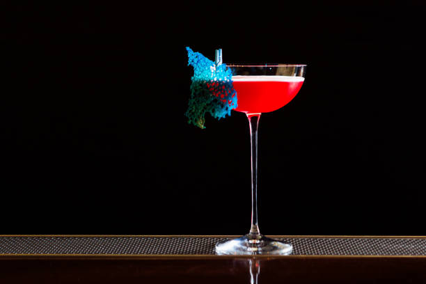 Raspberry Cosmo cocktail