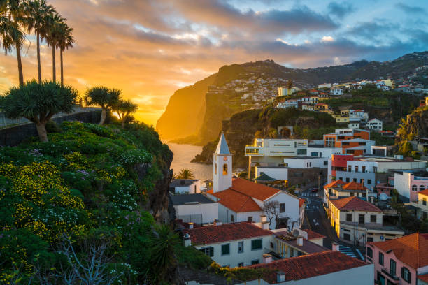 istock Landscape with Camara de Lobos village 1134310072