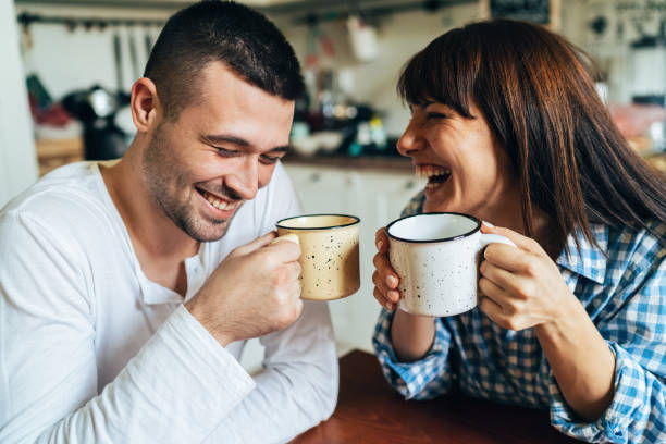 istock Happy morning couple 1134311202