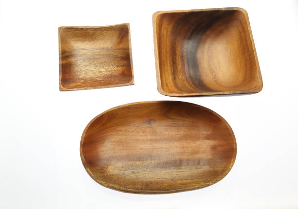 istock wooden tablewares in a white background 1134317257