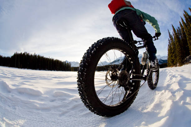 istock Winter Fatbike Rider 1134319026