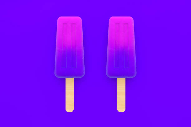 istock Ice cream stick, Popsicle, Minimal summer concept. 1134319720