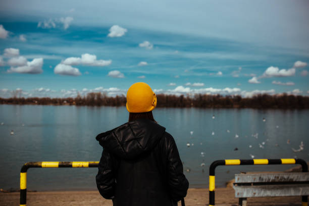 istock Life is beautiful, life is fun! Enjoying by the river. 1134319725