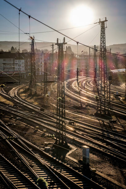 Tracks at Aachen central railway station