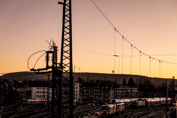Tracks at Aachen central railway station