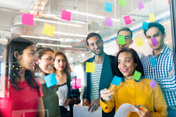istock Start up meeting in Co-working office 1134322316