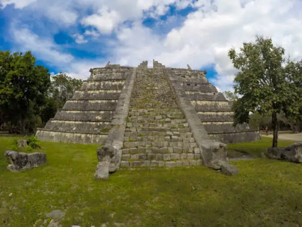 Photo of Mayan ruins of Chichen Itza one of Seven wonder of the world, Famous and populafr place in Mexico