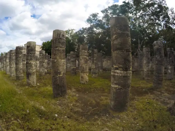 Photo of Mayan ruins of Chichen Itza one of Seven wonder of the world, Famous and populafr place in Mexico