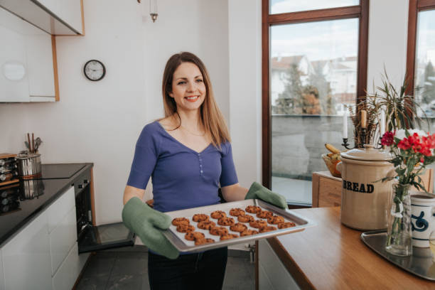 istock Baking Chocolate Chip Cookies for Family 1134326800