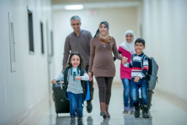 istock Muslim family waiting to leave 1134334235