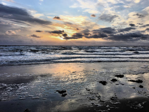 istock A view of a sunset over Blackpool 1134334449