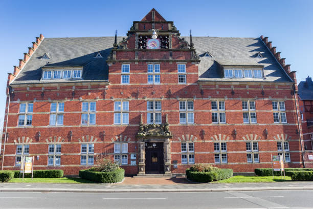 Wilhelmshaven, Germany - February 24, 2019: Historic Robert Koch house in Wilhelmshaven, Germany