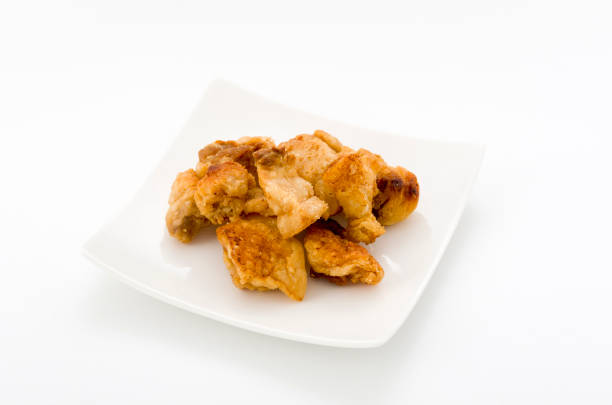 istock Pork snack, Pork rind, Pork scratching or pork crackling 1134343844