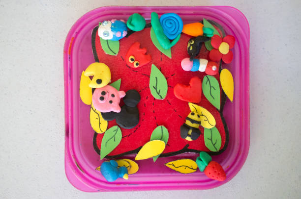 istock Little animals made with playdough and EVA foam 1134344988