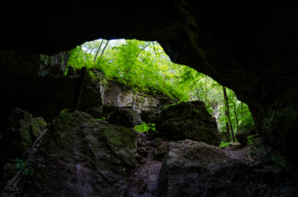 istock Maquoketa Caves SP - Jagged Entrance 1134348341