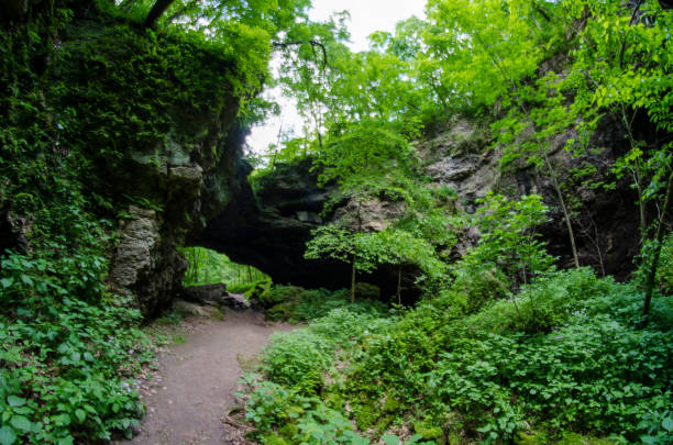 istock Maquoketa Caves SP - Natural Bridge Wide View 1134348397