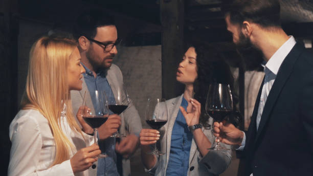 istock Friends tasting wine together 1134361300
