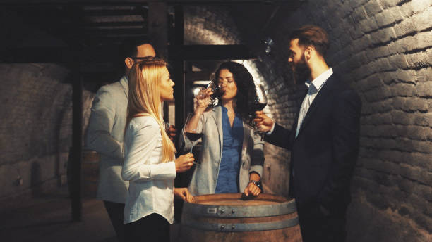 istock Friends tasting wine together 1134361310