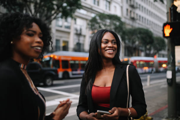 istock Two young female friends in downtown LA 1134362777