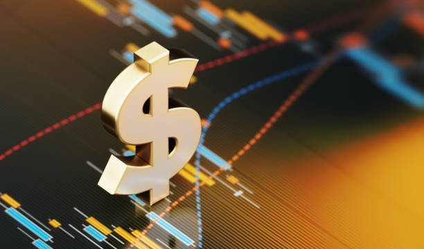 istock American Dollar Sign Standing Over A Financial Graph 1134365958