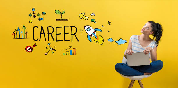 istock Career with woman using a laptop 1134366939