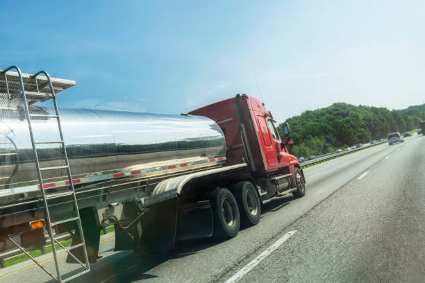 sizable tanker truck