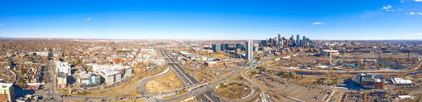 istock Denver Downtown Skyline Panoramic Aerial Cityscape View 1134374768