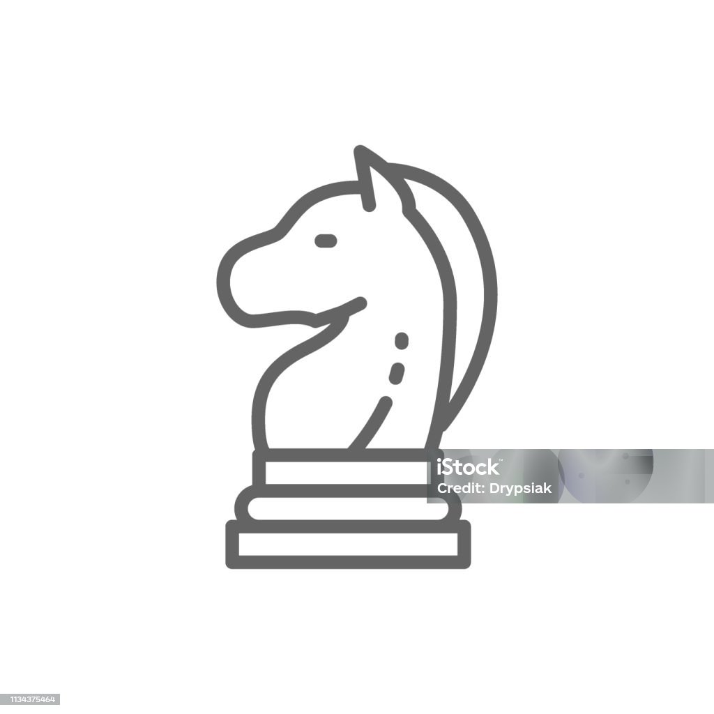 Estratégia cavalo xadrez - Ícones Interface do usuário e gestos