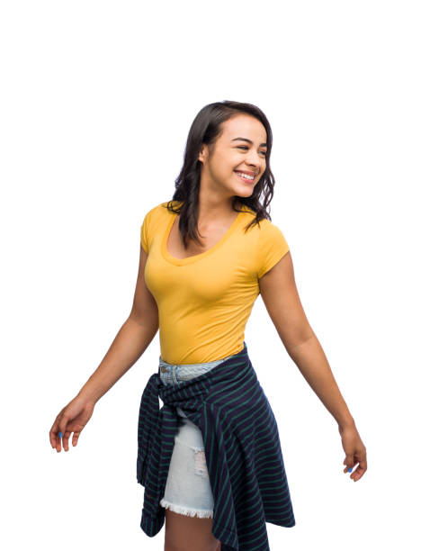 istock Young woman looking over shoulder 1134378245