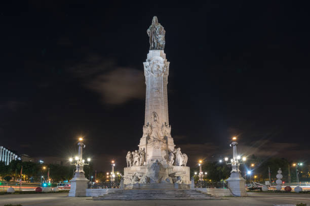 marquess da praça de pombal-lisboa, portugal - marquis - fotografias e filmes do acervo