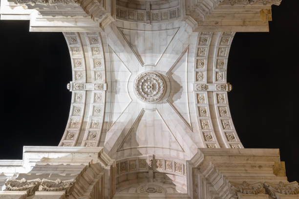 istock Triumphal Arch along Augusta Street - Lisbon 1134380814