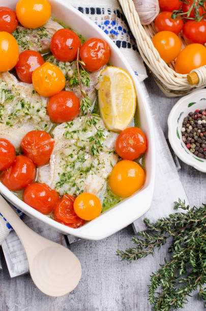 istock Baked sea fish fillet 1134380861