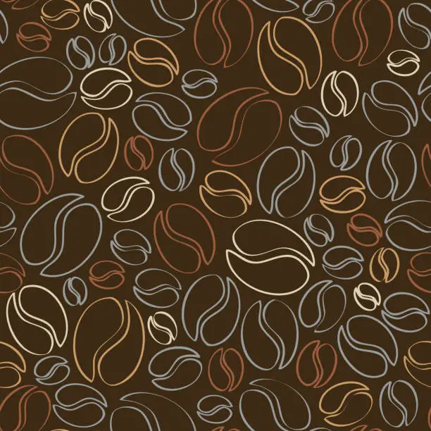 Vector illustration of Coffee Wallpaper Pattern