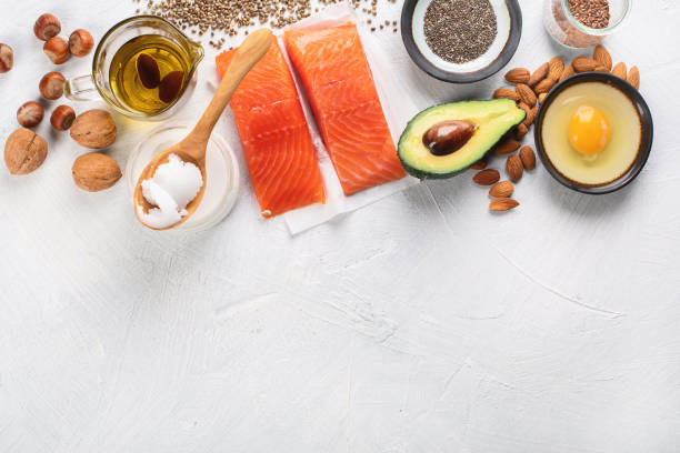 istock Selection of healthy fat sources 1134390338