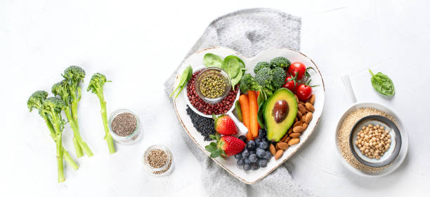 istock Vegetarian, vegan food ingredients 1134391037