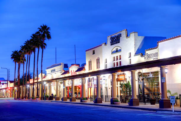 Historic Downtown Chandler, Arizona Chandler is a city in Maricopa County, Arizona, United States, and a prominent suburb of the Phoenix, Arizona, Metropolitan Statistical Area. chandler arizona stock pictures, royalty-free photos & images