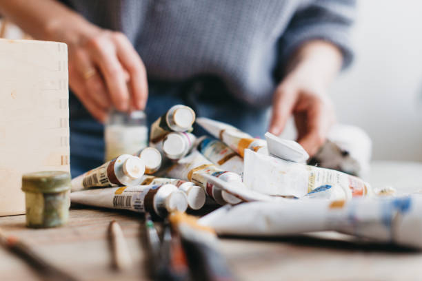 istock Tools of an artist 1134397538
