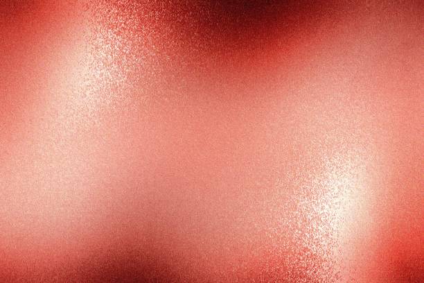 istock Shiny rough red metal wall, abstract texture background 1134398797