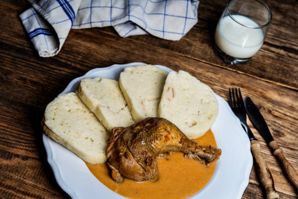 istock Chicken thigh on red pepper sauce 1134398852
