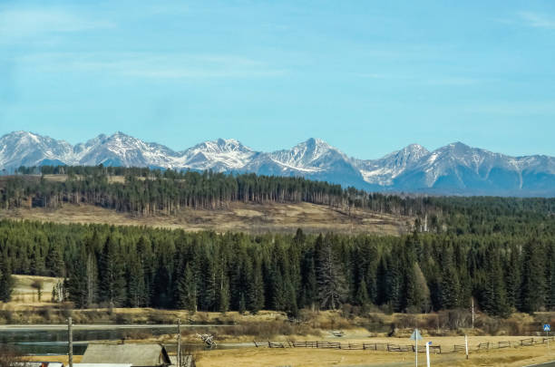 istock Tunkinsky National Park near the Baikal. 1134403809